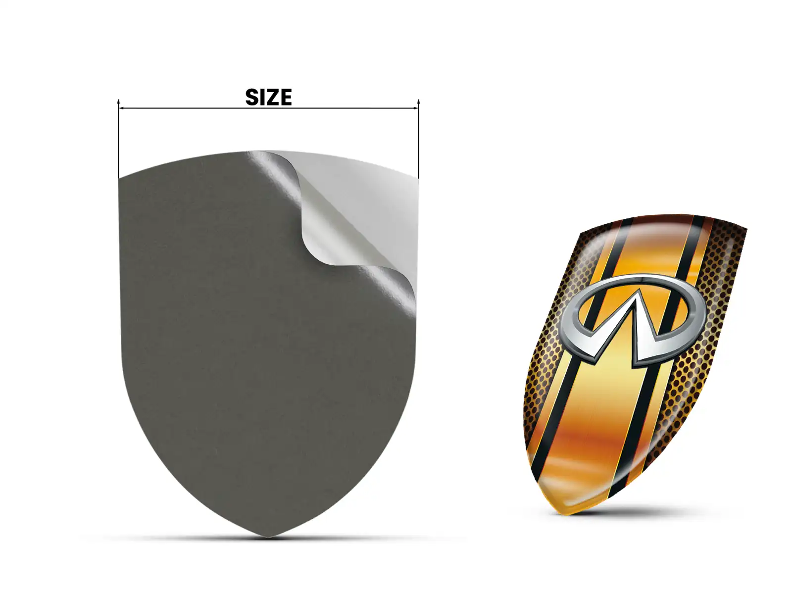 Infiniti Selbstklebende Aufkleber Custom Stil Glänzende Domes